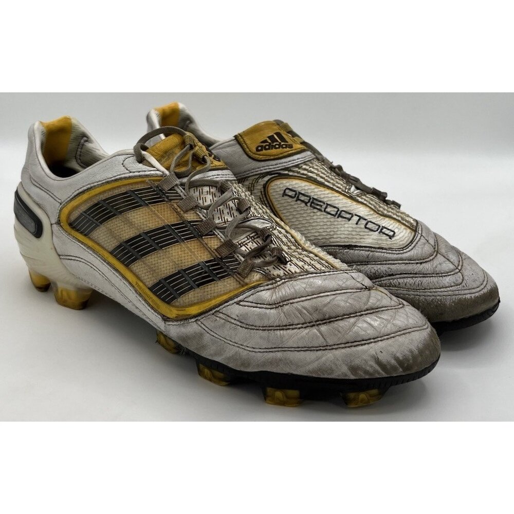 Adidas Predator X FG Elite White Soccer Football Cleats Boots Men’s Size 10.5